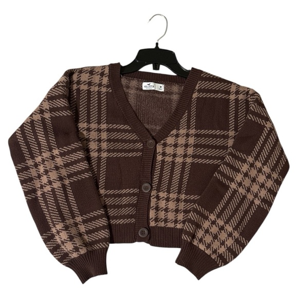 Hollister Brown Cardigan Sweater with Classic Design - Picture 4 of 5